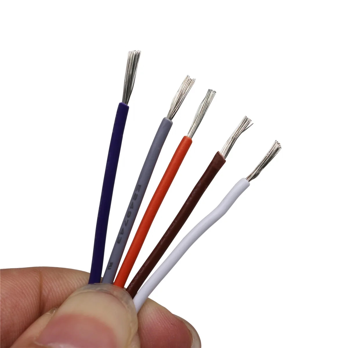 50 м/коробка 164 фута UL1007 28AWG 5 цветов смешивая коробка 1/коробка 2 многожильный