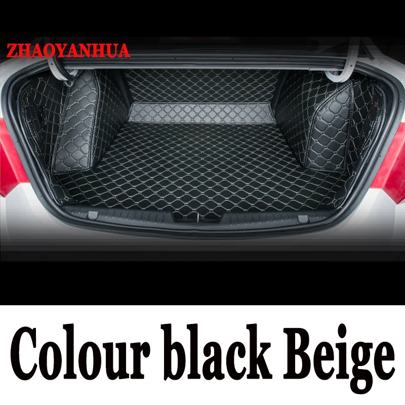 

ZHAOYANHUA Car trunk mats for Volvo C30 S40 S60L S80L V60 XC60 XC90 5D car-styling heavy duty carpet floor liner