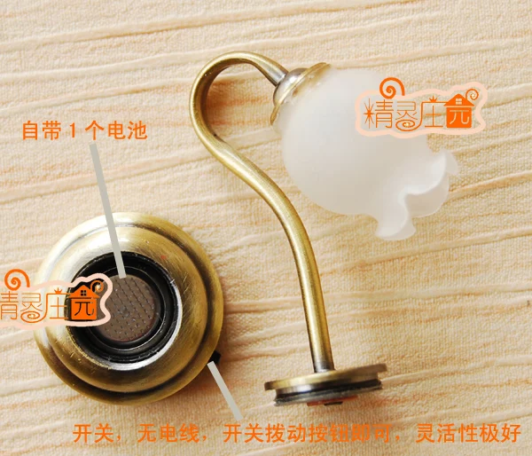 

A01-X343 children baby gift Toy 1:12 Dollhouse mini Furniture Miniature rement Bud lamp can be light 1pcs