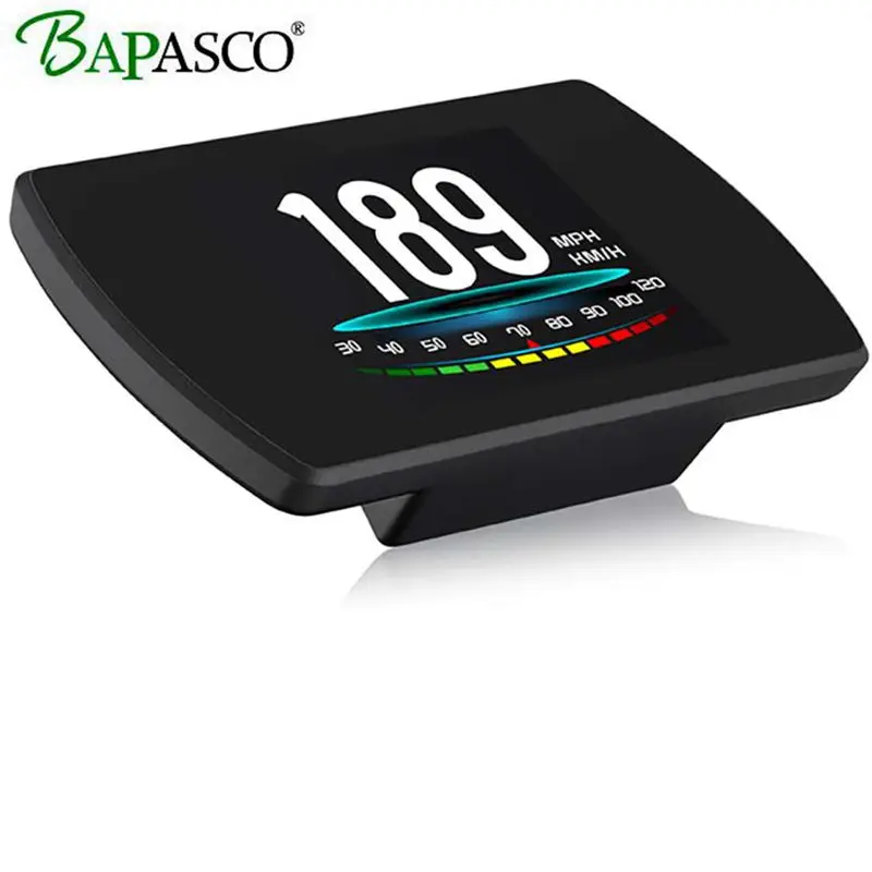 BAPASCO Новый D2000 автомобилей head up display OBD2 Воздушная завеса проектор светодиодный