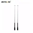 Телескопическая антенна Retevis RT-773, SMA-F, VHF, UHF, для рации Baofeng UV5R, 888S, Retevis H777, RT5R, Ailunce, HD1, 2 шт.