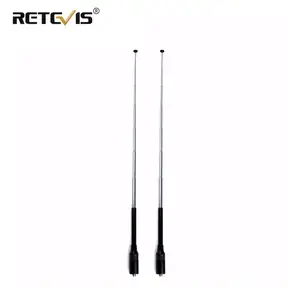 Телескопическая антенна Retevis RT-773, SMA-F, VHF, UHF, для рации Baofeng UV5R, 888S, Retevis H777, RT5R, Ailunce, HD1, 2 шт.