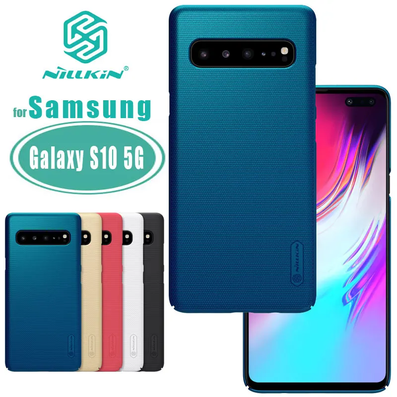 S10 5g чехол для Samsung Galaxy 5G задняя крышка супер матовый защитный Nillkin Оригинальный