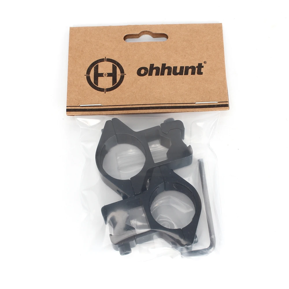 Ohhunt охотничий 25 4 мм 1 &quot2 шт. высокопрофильные кольца с ласточкиным хвостом 11