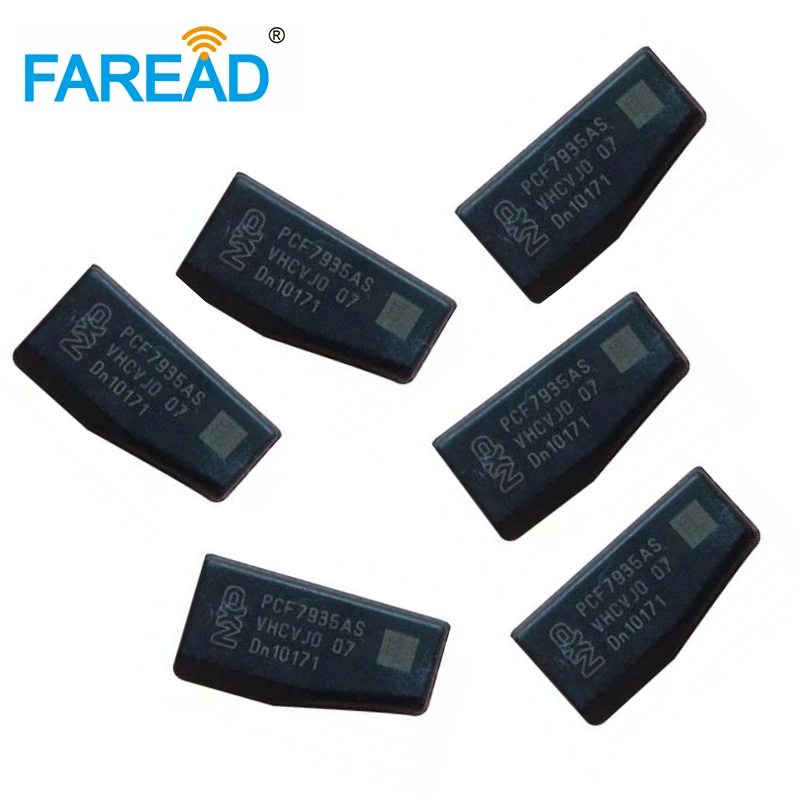 

x50pcs 125khz Transponder Key Chip brick tag PCF7935AS