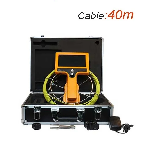 40 м кабель дренаж и труба Инспекционная камера 12 светодиодов Camaer OD23mm