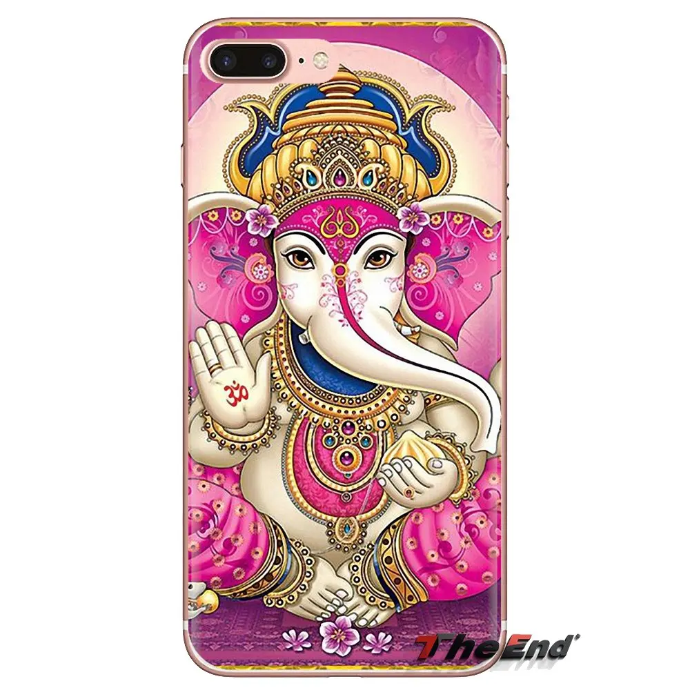 For Samsung Galaxy S3 S4 S5 Mini S6 S7 Edge S8 S9 S10 Plus Note 3 4 5 8 9 Lord Ganesha Hindu God Ganesh Buddha Phone Shell Cases |