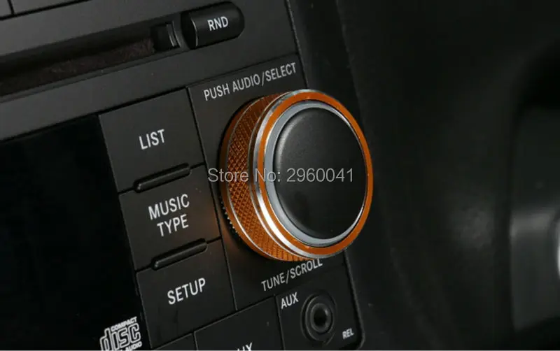 Для Jeep Wrangler Компас Патриот 07-16 Золото Алюминиевый Автомобиль CD Объем Настройтесь