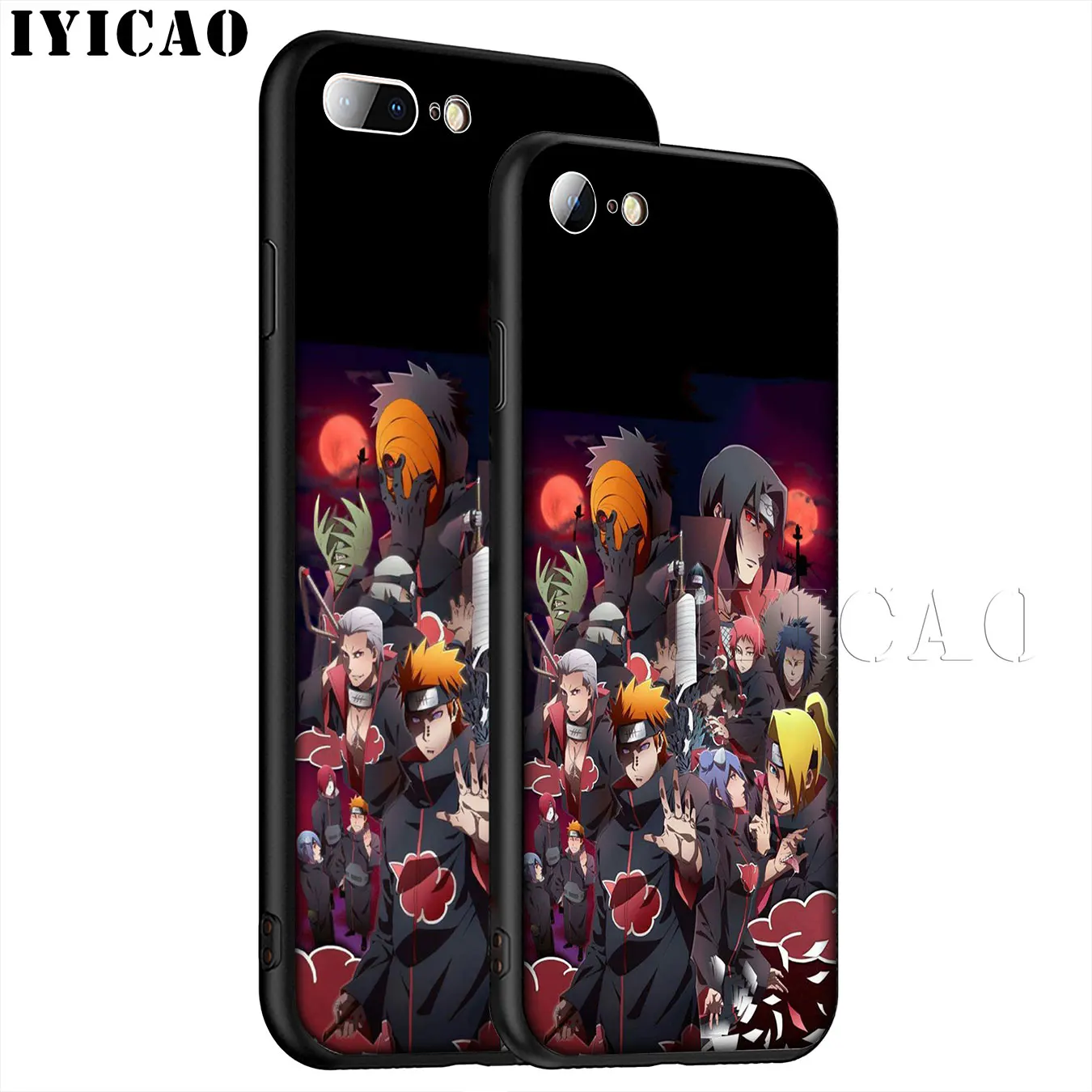 IYICAO NARUTO Hatake Kakashi Мягкий силиконовый чехол для телефона iPhone XR X XS 11 Pro Max 6 6S 7 8 Plus 5 5S SE