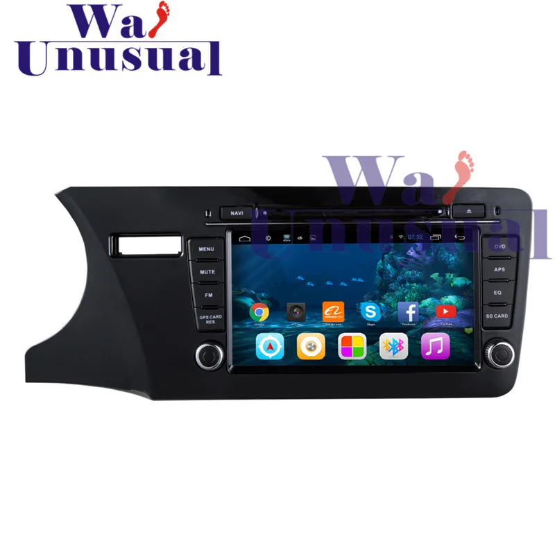 

Wanuary 8 "четырехъядерный 32G 2G ram Android 6,0 Автомобильный мультимедийный плеер для Honda CITY 2014 левый с gps навигацией BT wifi 3g карты