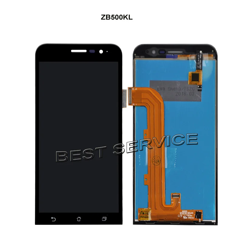 Для Asus Zenfone Go zc500tg zb500kl zc451tg zb500kg zb452kg zb551kl zb552kl ЖК-дисплей с сенсорным дигитайзером в сборе