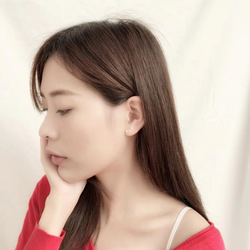 Shuangshuo новые модные минималистичные серьги гвоздики со звездами для женщин