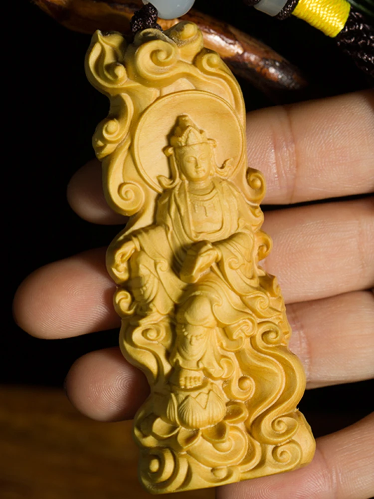 Прямая продажа с фабрики оптом резьба по дереву S авалоките амулет ручной штук