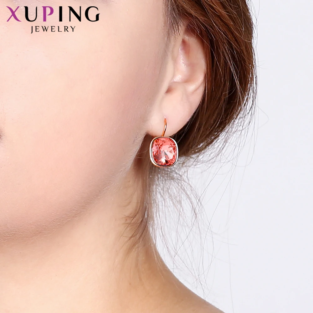 Xuping Роскошные серьги подарки на день Святого Валентина кристаллы от Swarovski Красочные очаровательные Висячие серьги для женщин Подарки M42-200