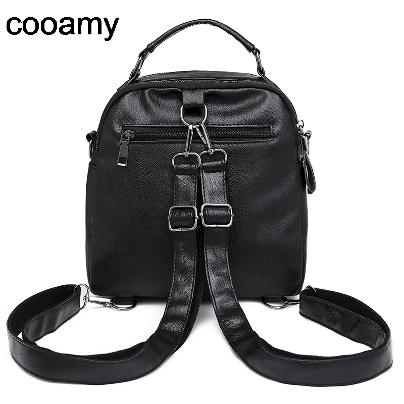 Модный женский рюкзак высококачественный из искусственной кожи двойного