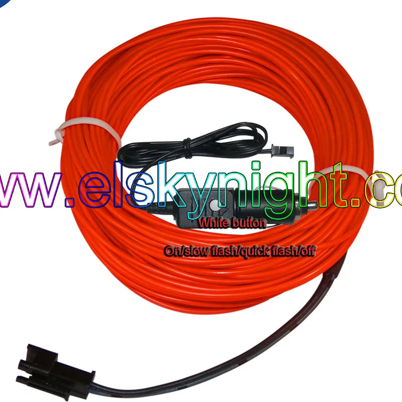 Разъем для сигары el проводной контроллер/драйвер/инвертор + 3 метра красный