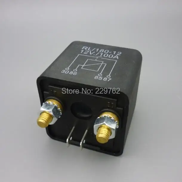 Shhworld Высокое качество 1/5/10/100 шт Автомобильный DC 12V 100A реле 4 Pin RL180 сверхмощная