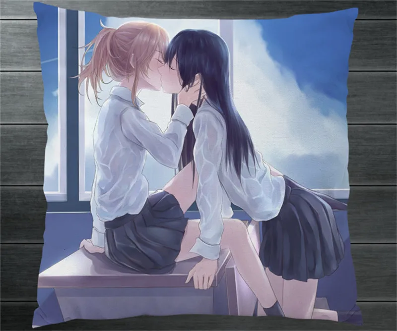 Аниме цитрусовые Aihara Yuzu Mei сексуальный Fanart 40*40 см наволочка чехол для подушки