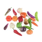 10 шт.лот Детские овощи, игрушка Pretand Play, фруктовая игрушка, Детская кухня, миниатюрная еда, игра для девочек и мальчиков, кухонные игрушки