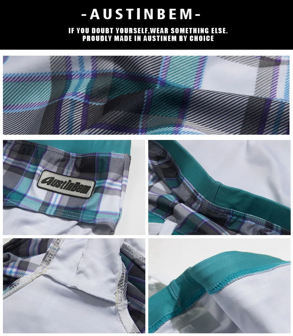 Купальные костюмы AUSTINBEM Sunga Masculina с принтом Мужские шорты для плавания, плавки Zwembroek Mannen Badmode спортивные Maillot De Bain трусы