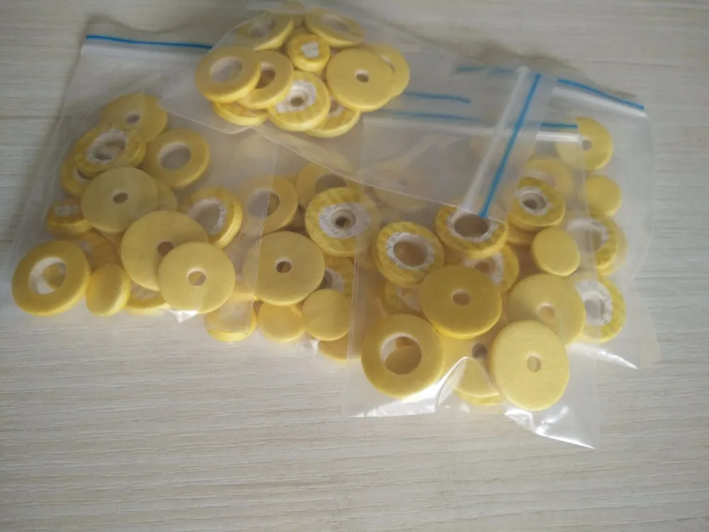 17pcs Flute Pads Replacement Woodwind Close Hole Mat tone Repair Yellow Musical Accessory | Спорт и развлечения