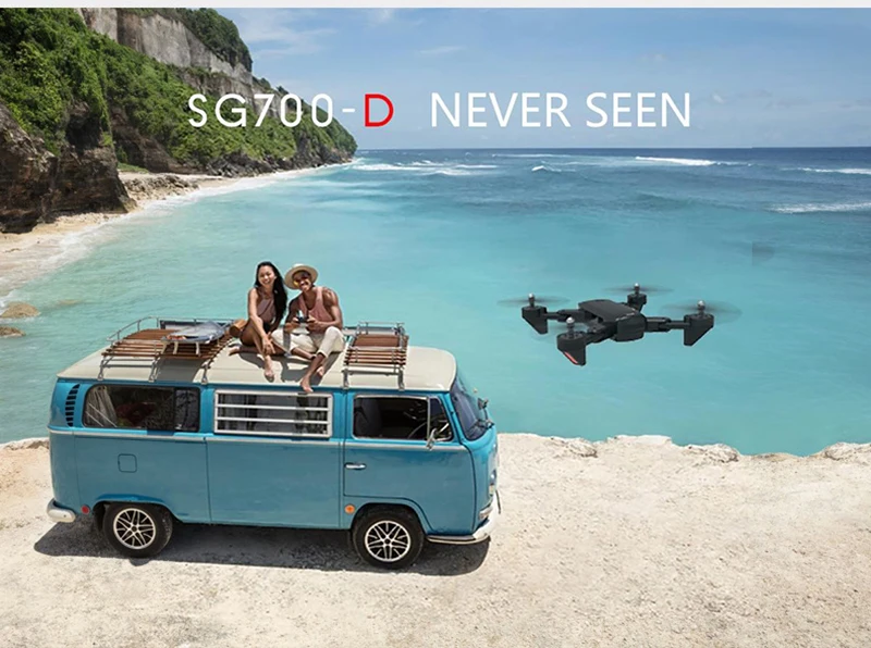 Дрон SG700D 4K Дрон HD Двойная камера WiFi передача fpv оптический поток стабильная высота Квадрокоптер Rc вертолет Дрон камера Дрон