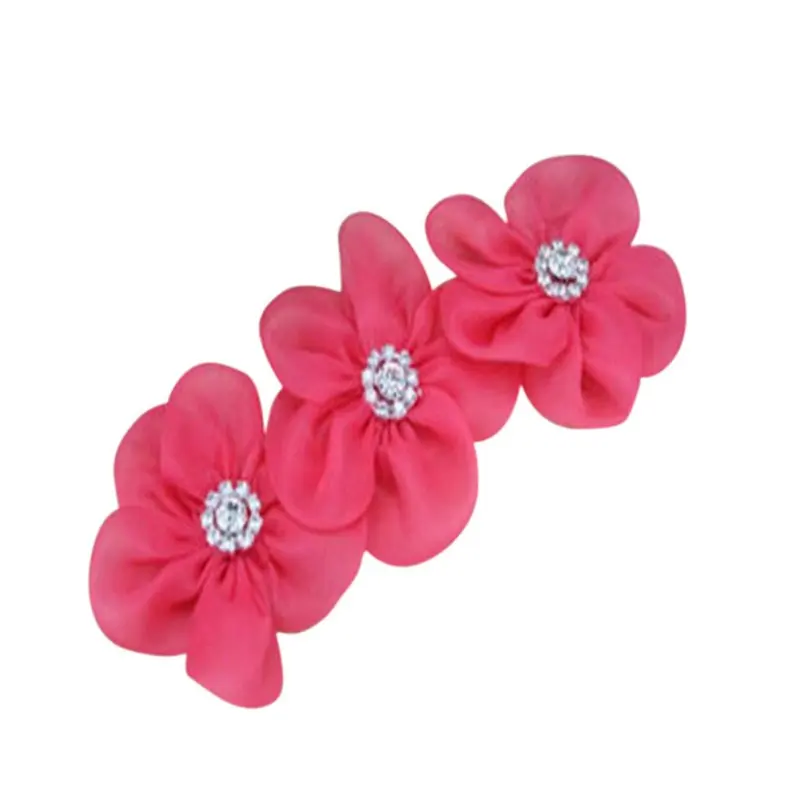 Детская повязка для волос девочек цветок милый эластичный головной убор