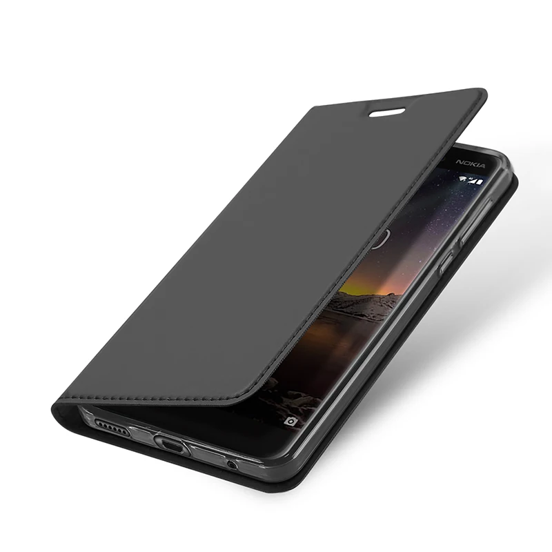 DUX DUCIS Роскошный кожаный чехол для Nokia 6 1 X6 2018 откидной Чехол-кошелек Plus (2018) Nokia6