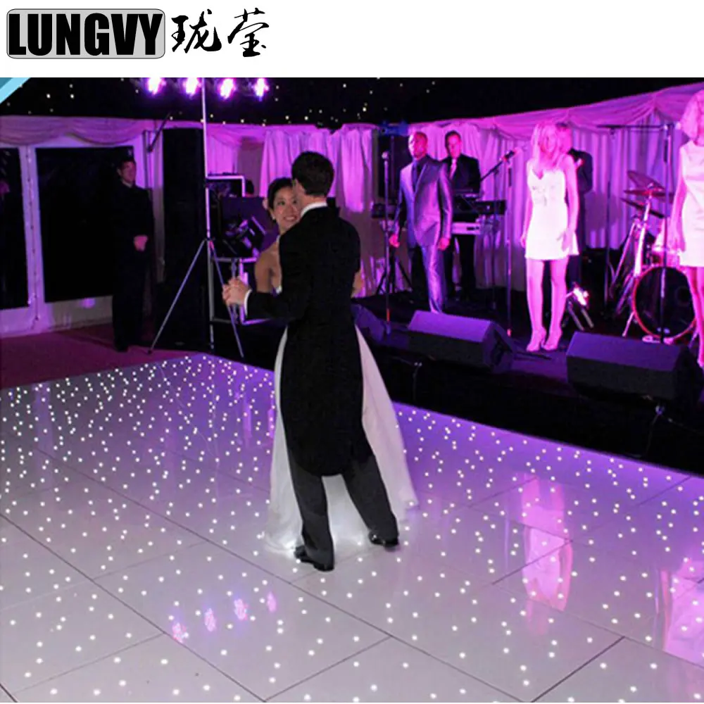 2ft*2ft Stage Lighting Led Star Dance Floor Led Wedding Floor Starlight Disco Dance Floor Wireless Connect