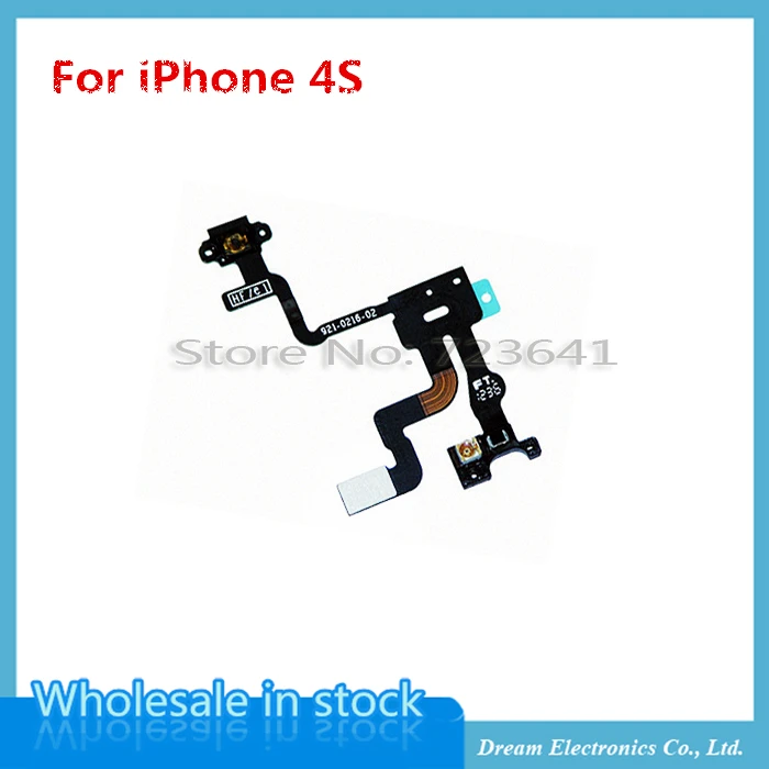 Гибкий кабель питания для iPhone 5C 4 4G 4S Mute переключатель громкости ВКЛ./ВЫКЛ.