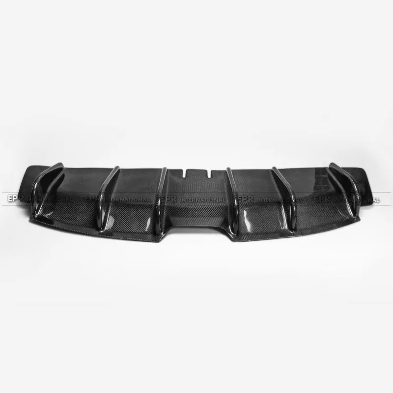 Car-styling For Porsche 06-12 Caymans 987 Boxster S Carbon Fiber EPA Style Rear Diffuser With Undertray Glossy Fibre Body Kit