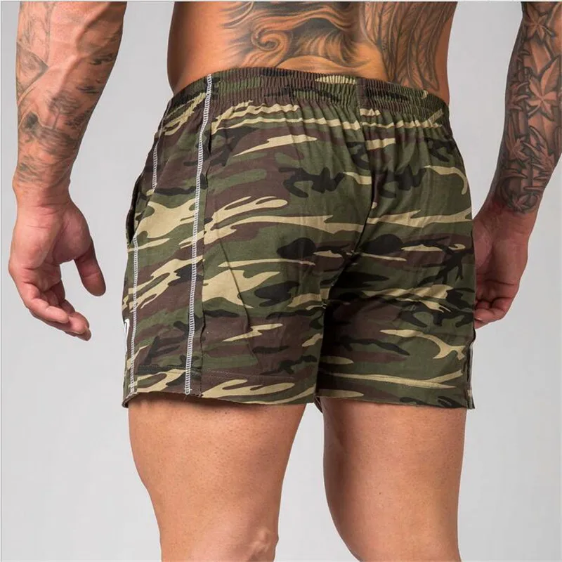 YEMEKE летние мужские шорты кэжуал Slim Fit Печать Размер низ до колена брендовая одежда серый, черный камуфляж