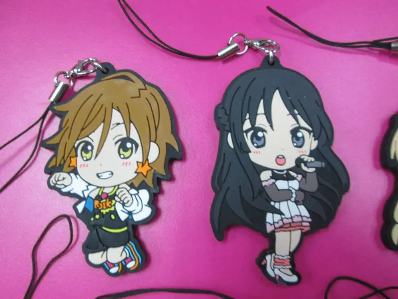 5 шт./компл. аниме K ON! Фигурки Hirasawa Yui Akiyama Mio Tainaka Ritsu Адзуса Накано ПВХ фигура