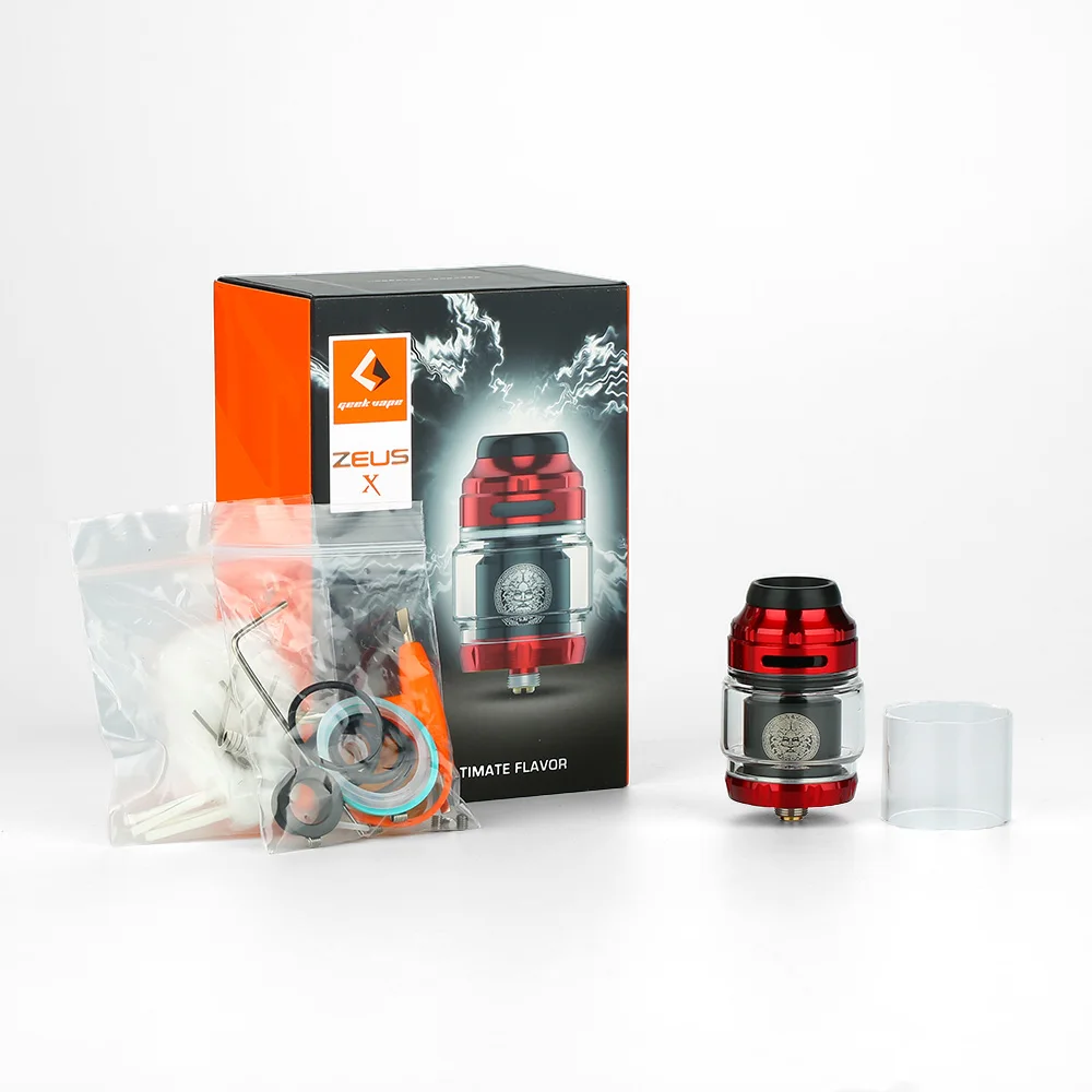 Оригинальный GeekVape Zeus X RTA 4 5 мл/2 мл бак с простой одной/двойной катушкой построить