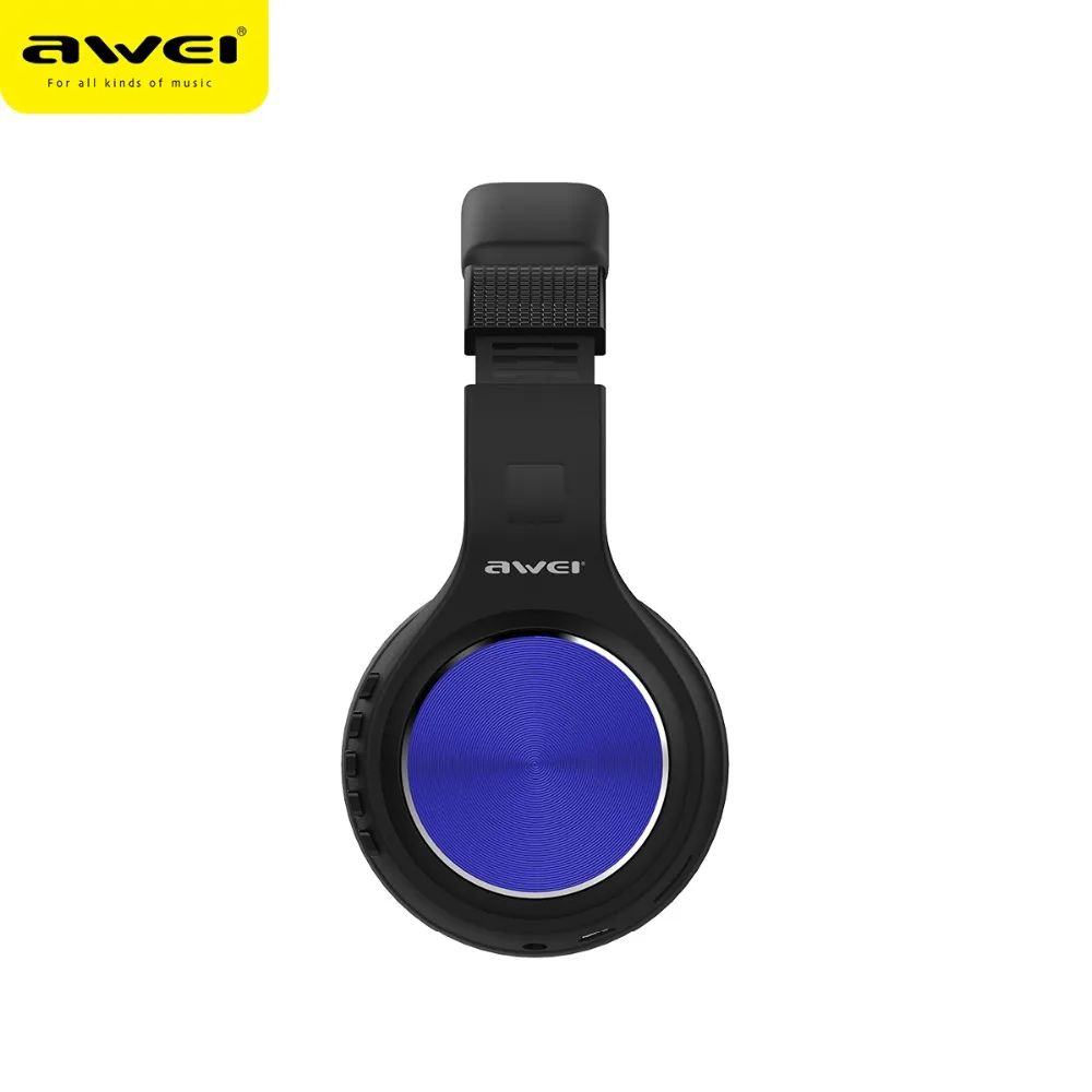 AWEI A600BL складывающиеся стерео bluetooth-наушники, Беспроводные спортивные наушники с шумоподавлением, гарнитура с микрофоном, наушники