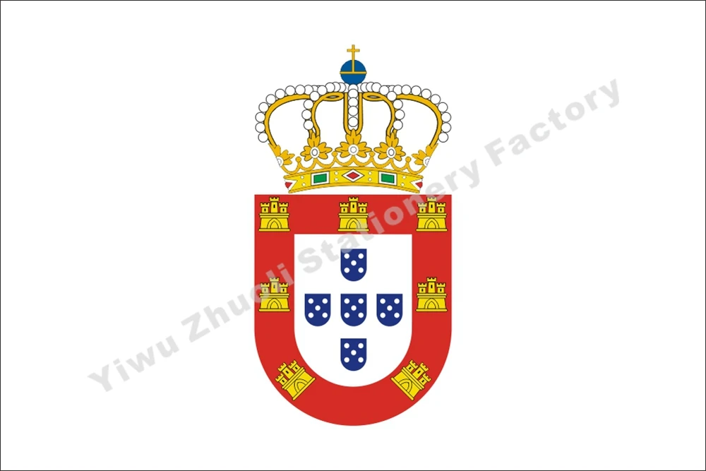 

Portugal 1667 flag 150X90cm (3x5FT) 120g 100D Polyester Double Stitched High Quality Banner Free Shipping