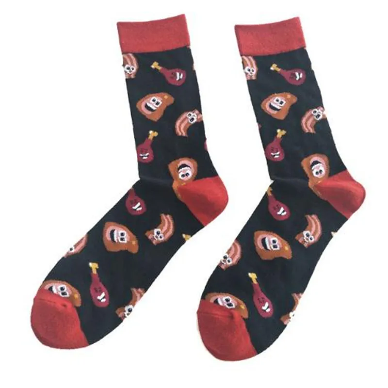 Носки со стетоскопом из мультфильма; шприц; Chaussette; забавная Новинка; Веселые мужские хлопковые носки; Удобные Компрессионные носки