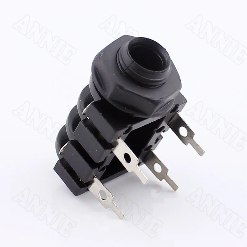

50pcs/lot 6.35/ 6.5 Straight Microphone Socket /Audio Socket Audio Accessories Mono Track/ Plastic Leech Jack