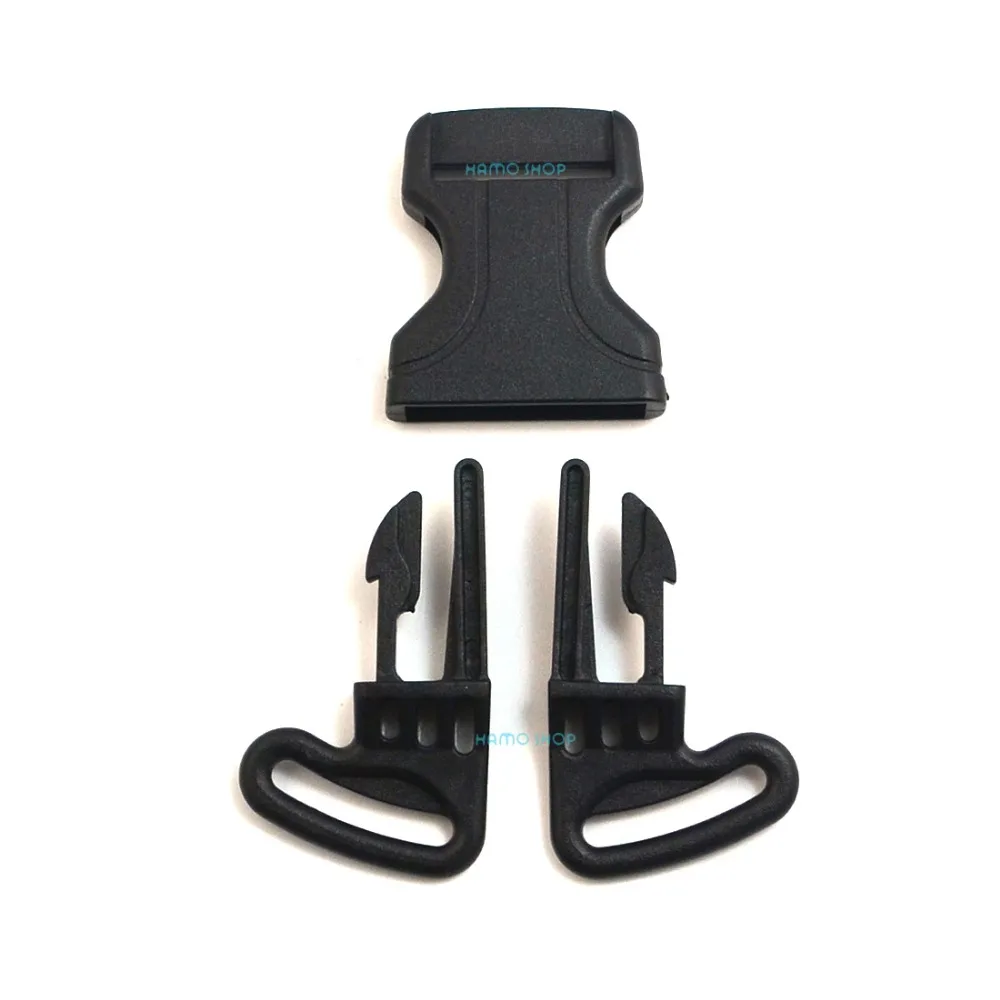 

5pcs Release Buckle Paracord Sliders Fasteners Webbing Bracelet Backpack Plastic K1