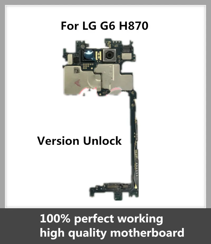 Новое поступление оригинальная материнская плата телефона для LG G6 H870 завод разблокировки Android OS полный функции логическая плата хорошая работа