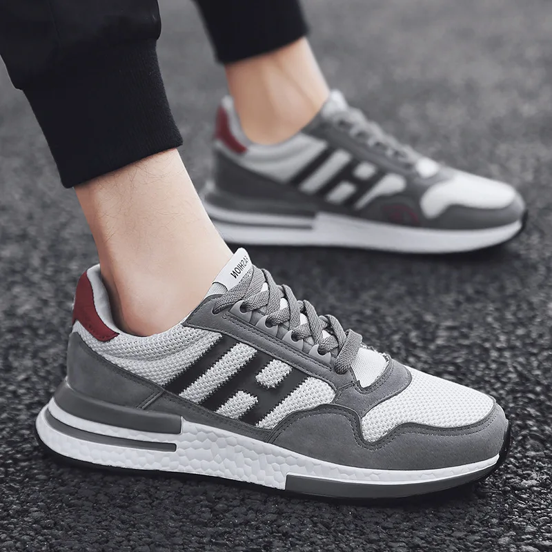 2019 Men Shoes Summer Sneakers Breathable Casual Fashion Lace Up Mens Mesh Flats Shoe Basic | Обувь