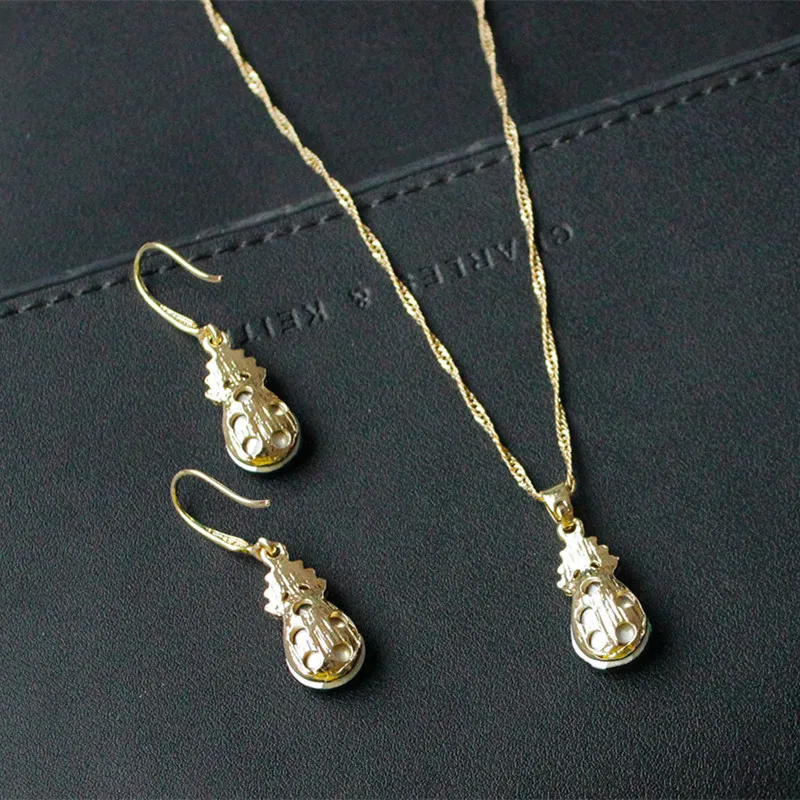 F &amp U Классический роскошный ювелирный набор с кристаллами красочные