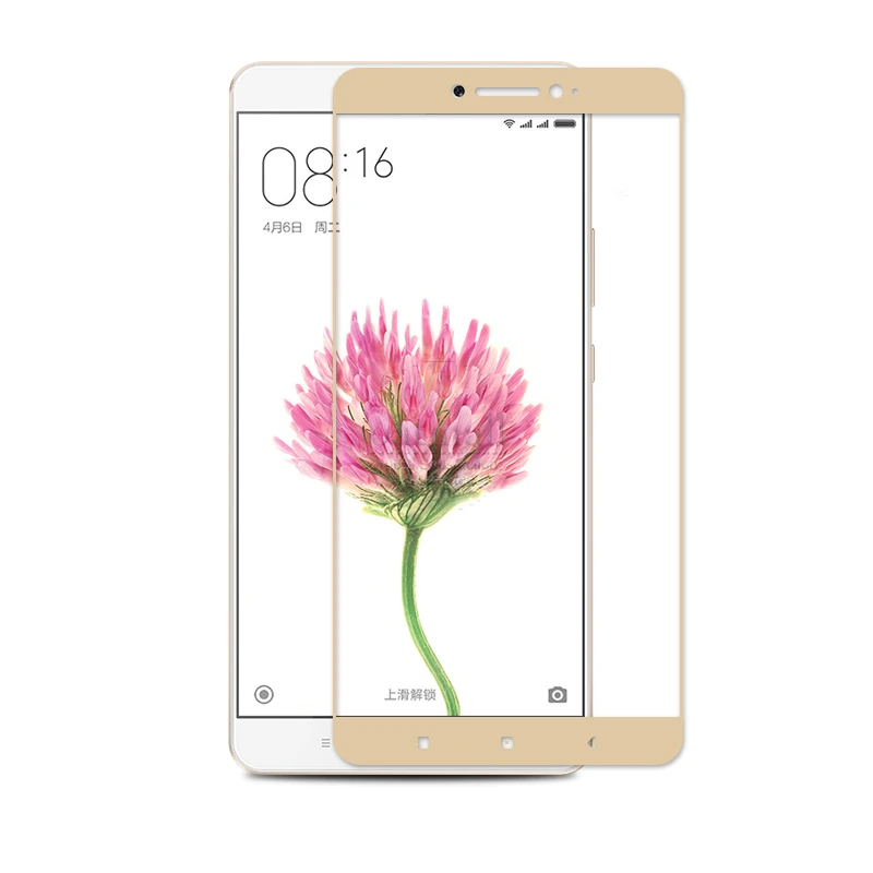 Gold Новинка 0,26 мм полноэкранная защитная пленка из закаленного стекла для Xiaomi mi MAX Защитная пленка для экрана Xao mi MAX 2 3 9H твердость - Цвет: Gold