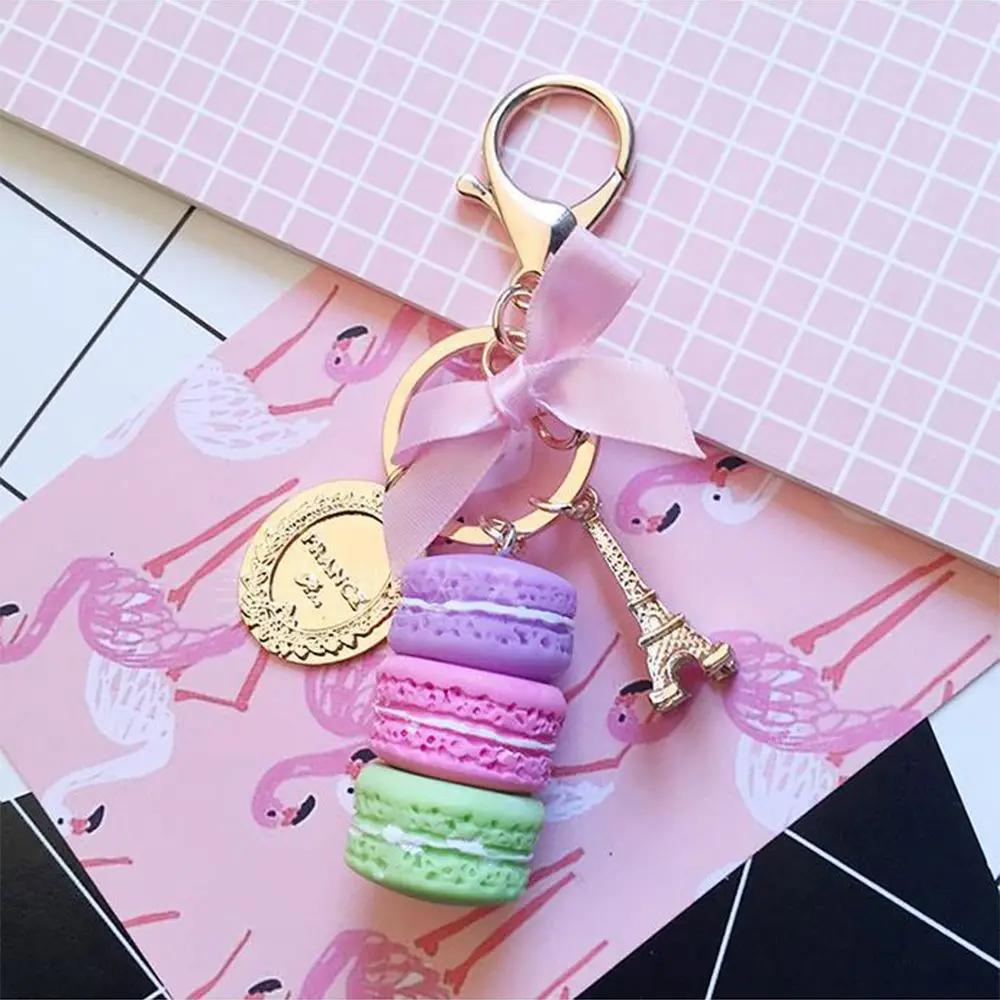 Для женщин торт брелок красивые модные симпатичные Франция торт Macarons очаровательный брелок на сумку брелок автомобиль Свадебные вечерние подарок ювелирные изделия