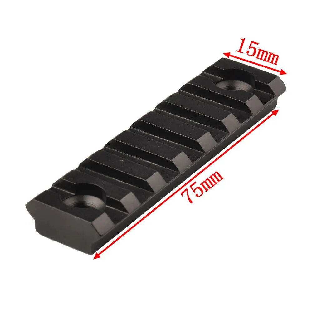 7 Слот Picatinny Weaver Rail Keymod для Handguard раздел Алюминий 3 дюймов Военная Экипировка принадлежности для охоты