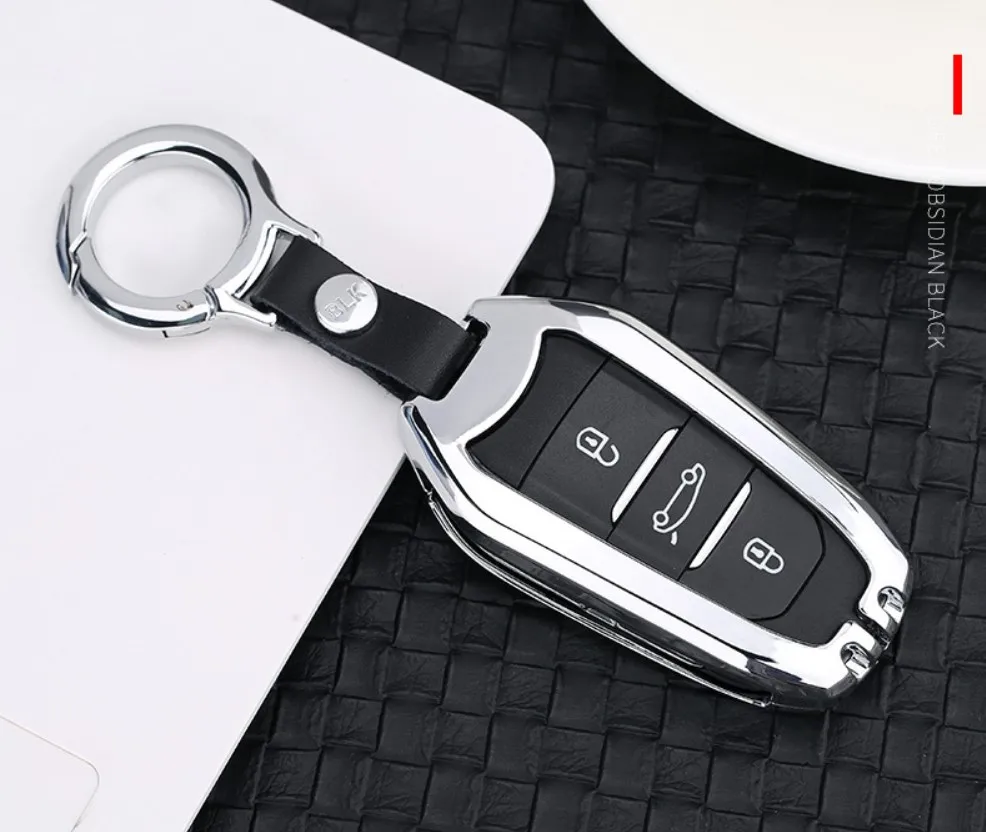 Чехол для автомобильного ключа Чехол-держатель Peugeot 2008 3008 301 508 408 Citroen Elysee C4L C3-XR DS6