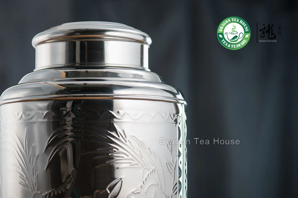 Очень большой контейнер для чая из нержавеющей стали с двойной крышкой 5000