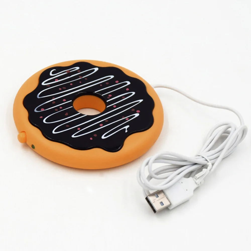 Креативная USB Грелка горячее печенье Кружка грелка Coaster Офис чай кофе напиток