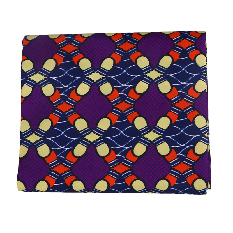 

mylb real Wax Prints 100% Polyester Fabric New Ankara blue Wax High Quality 6 yards African Fabric for Party Dress