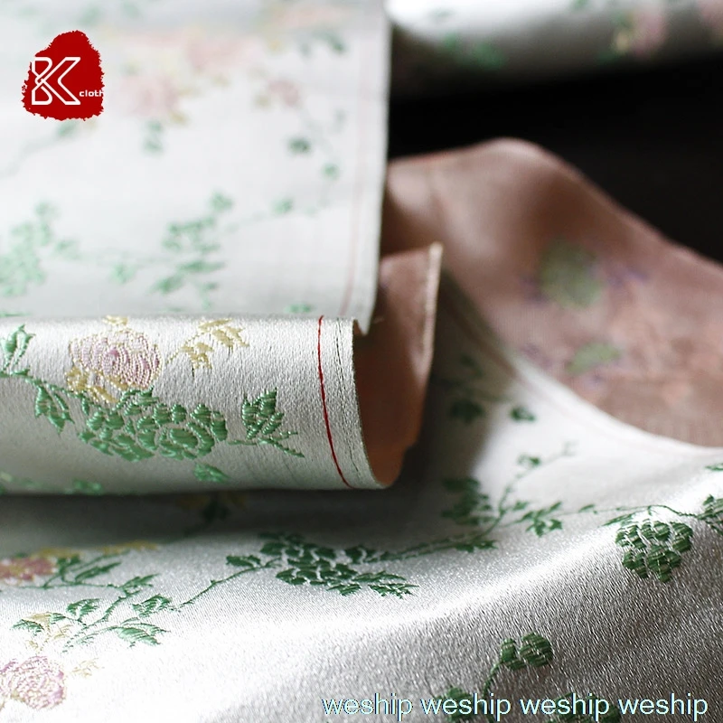 Chinese Jacquard Silklike fabric brocade Satin for COSPLAY/Kimono/Mongolia clothing/Stage suit 1order=1meter | Дом и сад